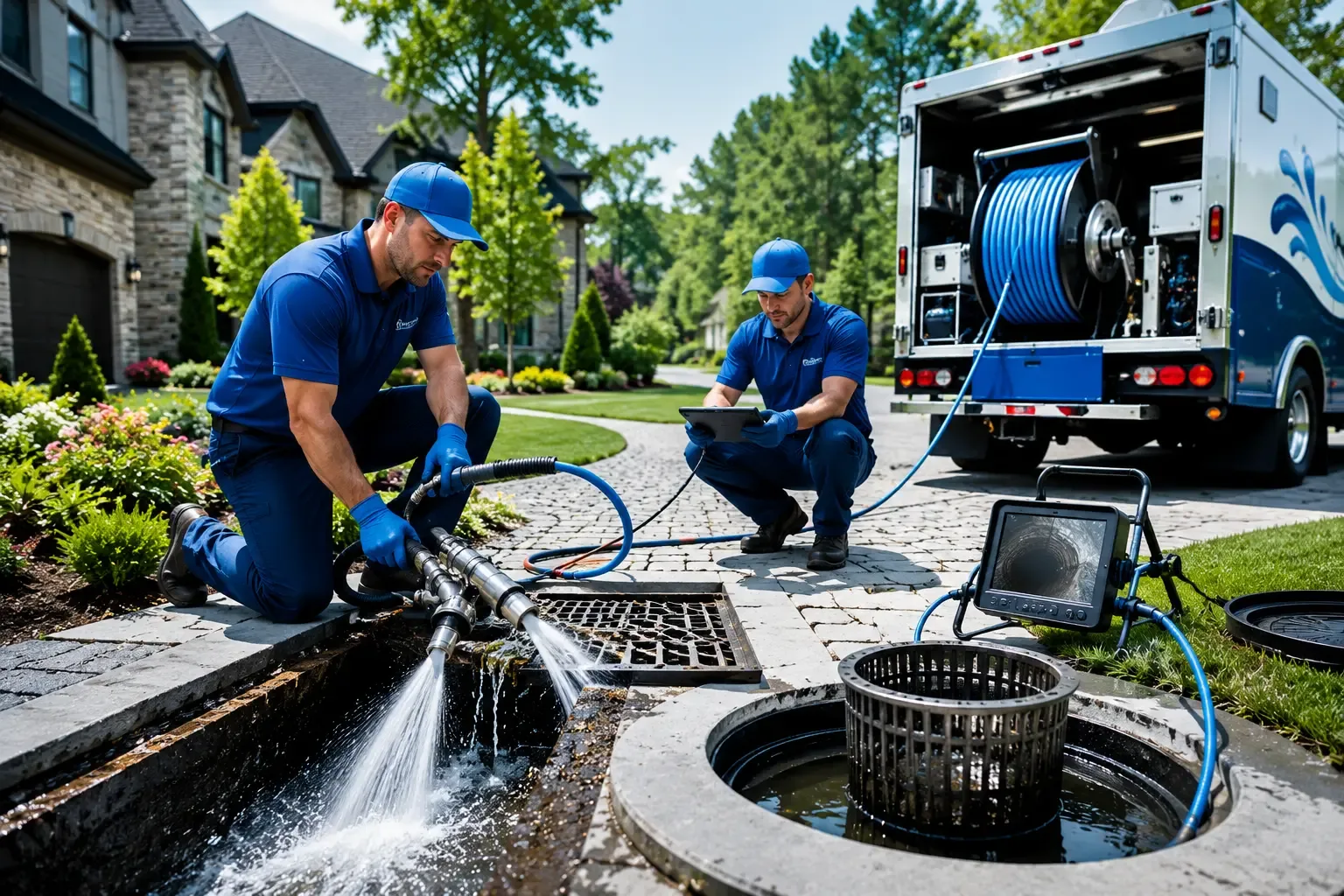 Local outdoor drain cleaning professionals in West Falls, NY