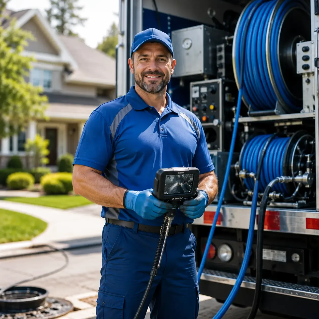Local outdoor drain cleaning specialists in West Falls, NY